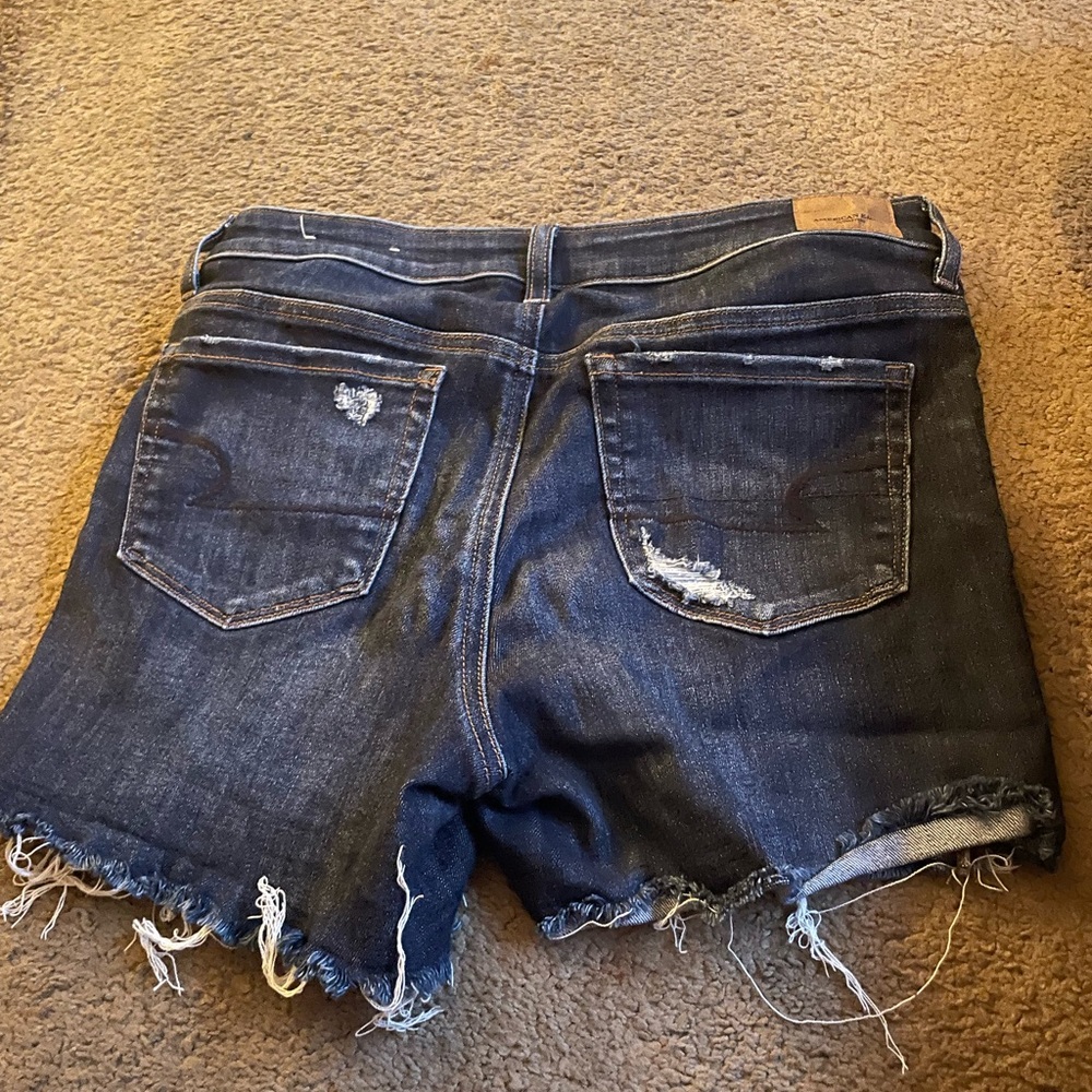 Dark wash American eagle Jean shorts